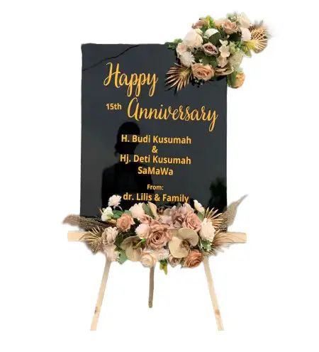 Papan Bunga Akrilik 2 Ulu