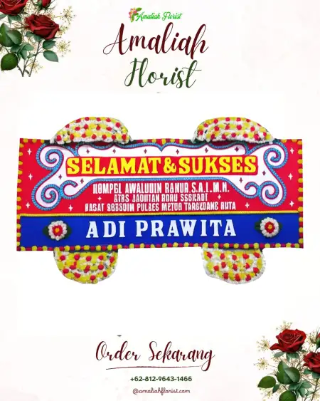 Papan Bunga Ucapan Selamat 2 Ulu